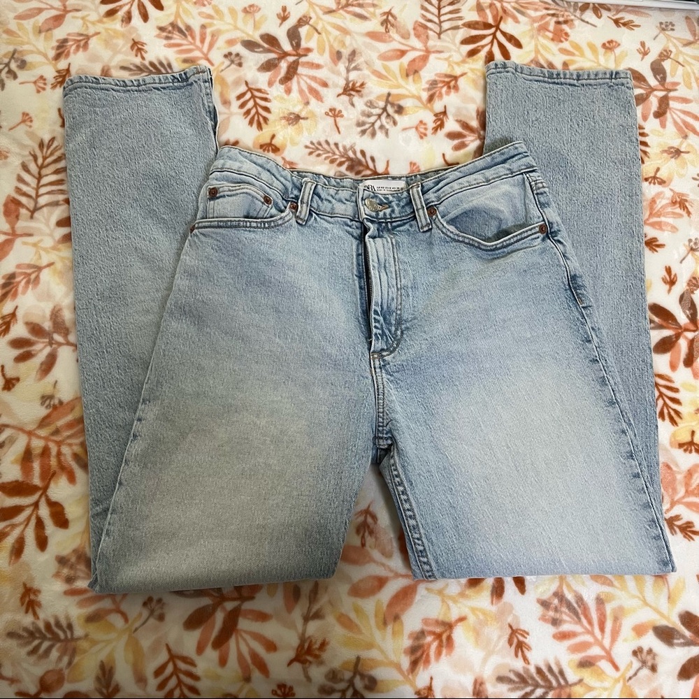 Zara light wash jeans